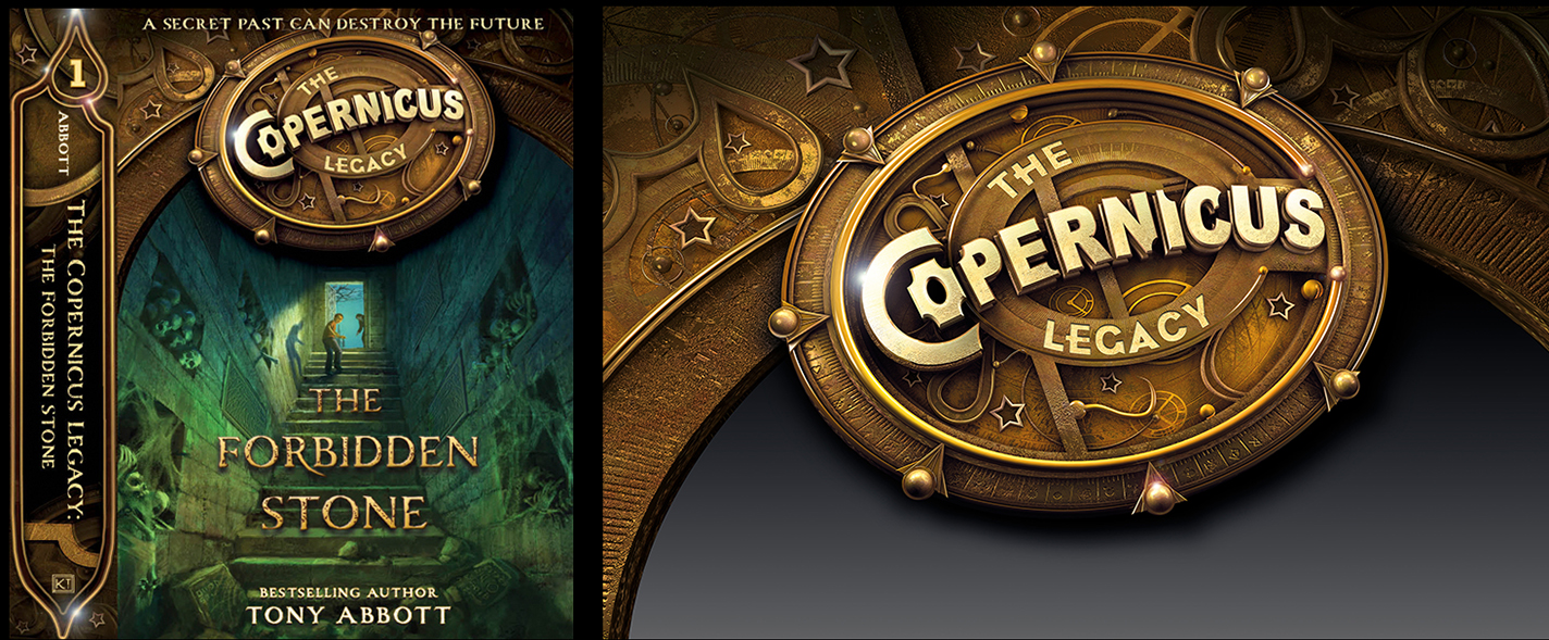 Copernicus Legacy book cover title design