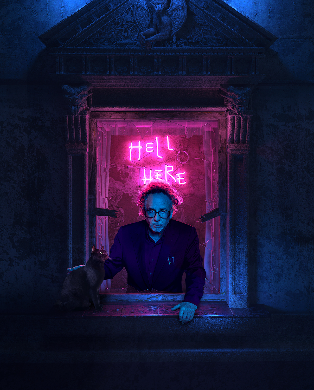 CGI Enviroment and Compositing for Tim Burton Interview Batman Returns 30 years